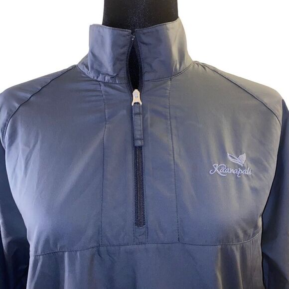 Nike Golf Dark‎ Gray 1/4 Zip  Polyester Pullover Jacket Size Small - Picture 2 of 13